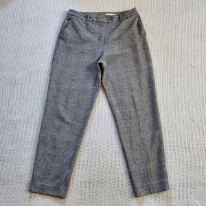 Boss By Hugo Boss Women's 8 Glen Check Plaid Dress Pants Trousers Wool Blend